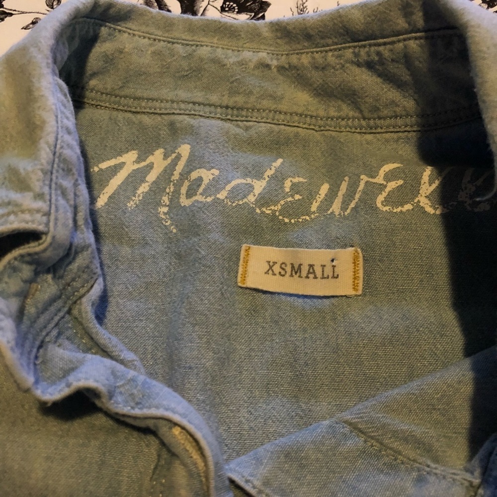 madewell chambray button down shirt - Picture 5 of 8